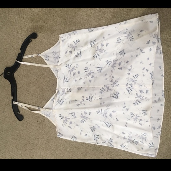 Vince Floral-Print Silk Camisole Size Large - Picture 5 of 5